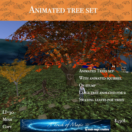 Annimated Trees set-Box LI=30