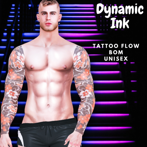 Dynamic Ink Tattoo arm FLOW
