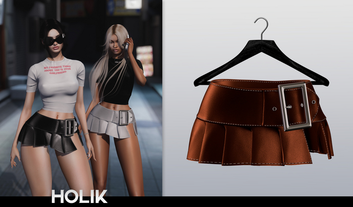 holiK. - Angeles Skirt - Chocolate