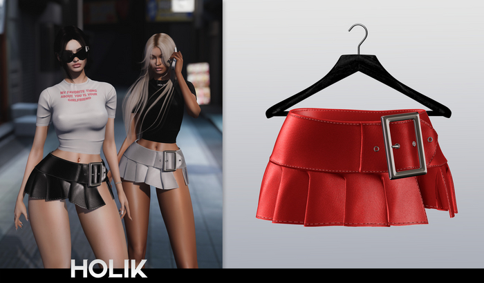 holiK. - Angeles Skirt - Red