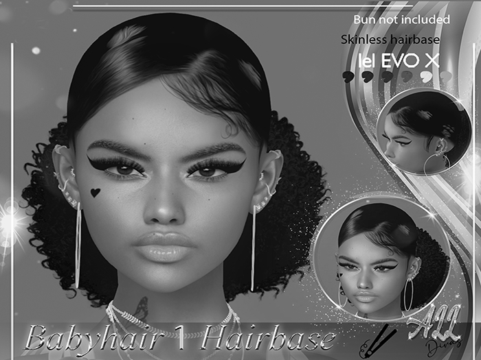 [All Divas] Babyhair 1 hairbase EVOX DEMO