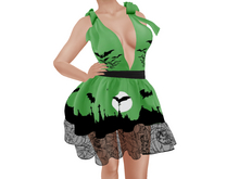 REVOLUTION - Hallow Dress (Lime)