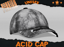 Bleach Stain Plain Cap -Grey