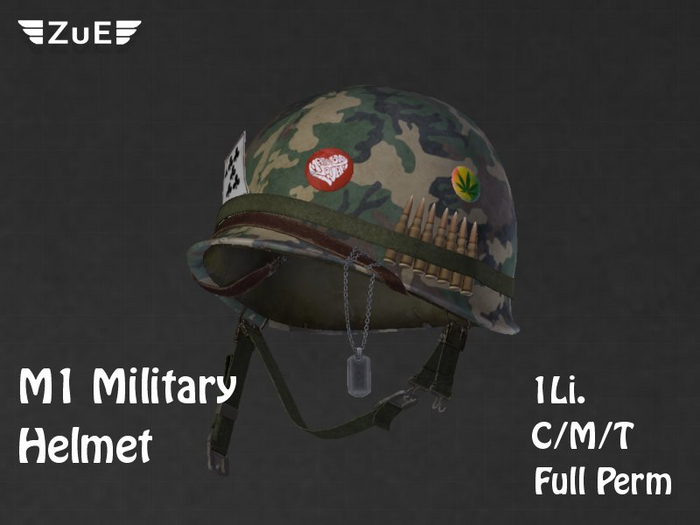 ::ZuE:: M1 Military Helmet - Full Perm
