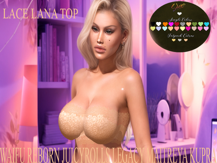 PROMO! :SELENE: LANA LACE TOP FATPACK HUD