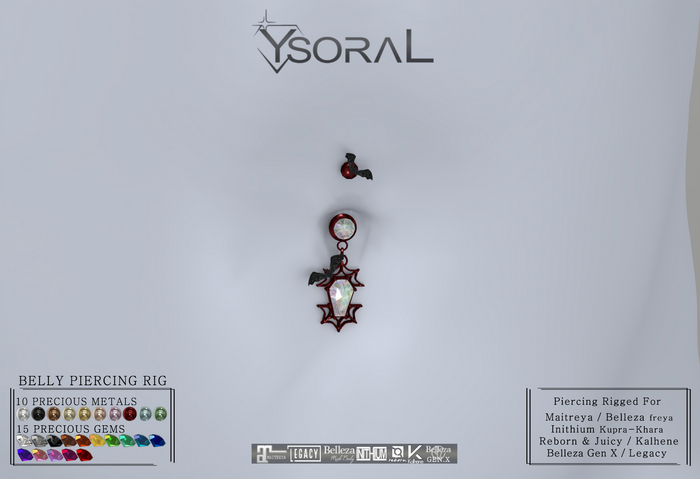 ~~ YsoraL ~~  .: Belly Piercing Coffin Bat :.
