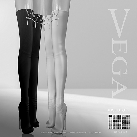 VEGA : MESH ALICE HIGH BOOT DEMO