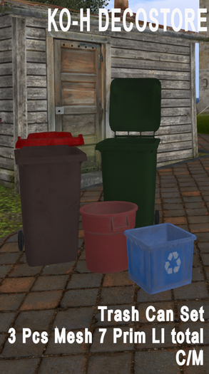 KO-H Garbage Bin Set