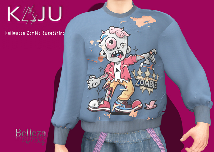 KAJU - Halloween Zombie Sweatshirt 
