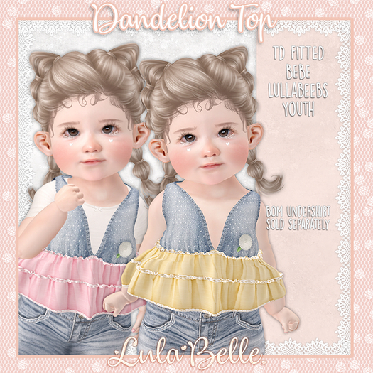 {Lula Belle} Dandelion Top - FATPACK {boxed}