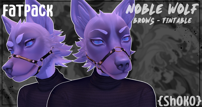 {Shoko} Noble Wolf - BOM Brows // Tintable // FATPACK