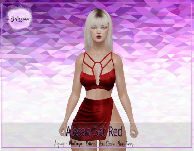 {Belissima} Alessia Set Red