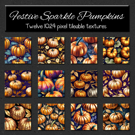 *Wallflowers* Festive Sparkle Pumpkins