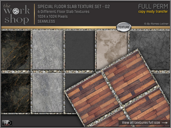 SPECIAL FLOOR SLAB TEXTURE SET - 02