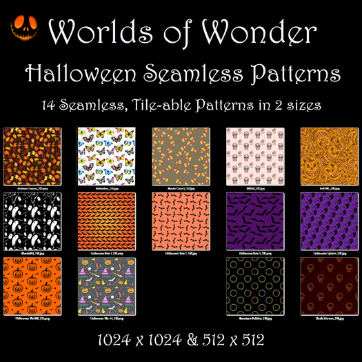 WoW Halloween Seamless Textures