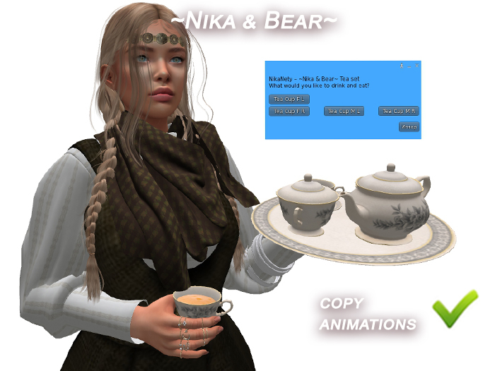 ~Nika & Bear~ Tea set