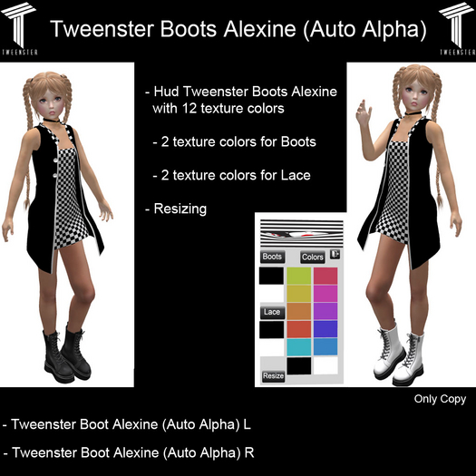 Tweenster Boots Alexine (Auto Alpha) Demo