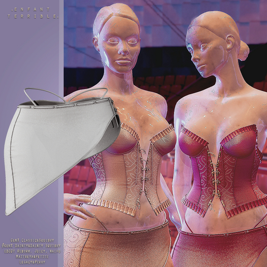 .ET. Sam Skirt&Panties White (add me)