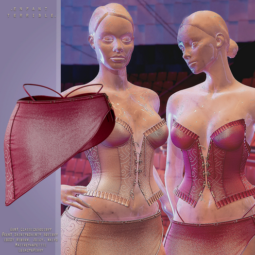 .ET. Sam Skirt&Panties Berry (add me)