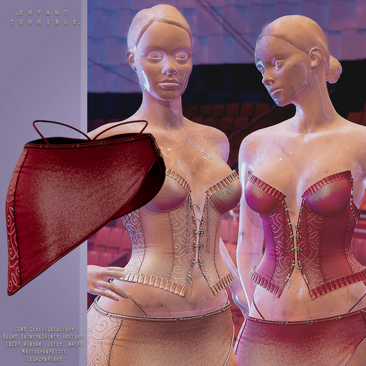 .ET. Sam Skirt&Panties Red (add me)