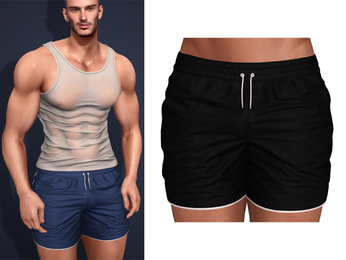 Mossu - Walter Shorts - Black
