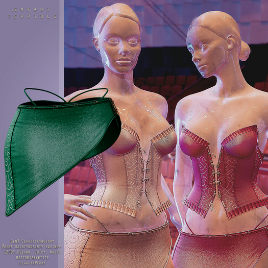 .ET. Sam Skirt&Panties Dark Jade (add me)
