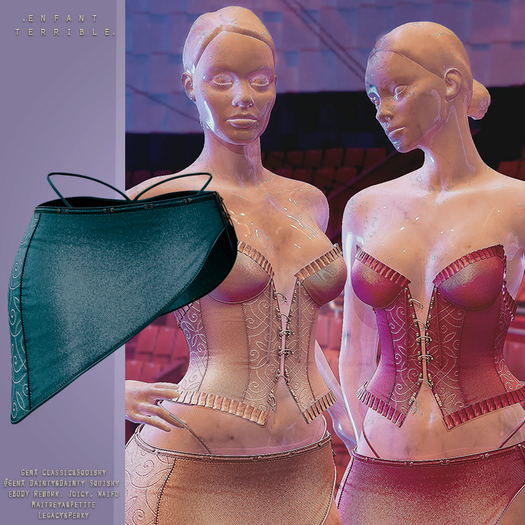 .ET. Sam Skirt&Panties Aqua (add me)