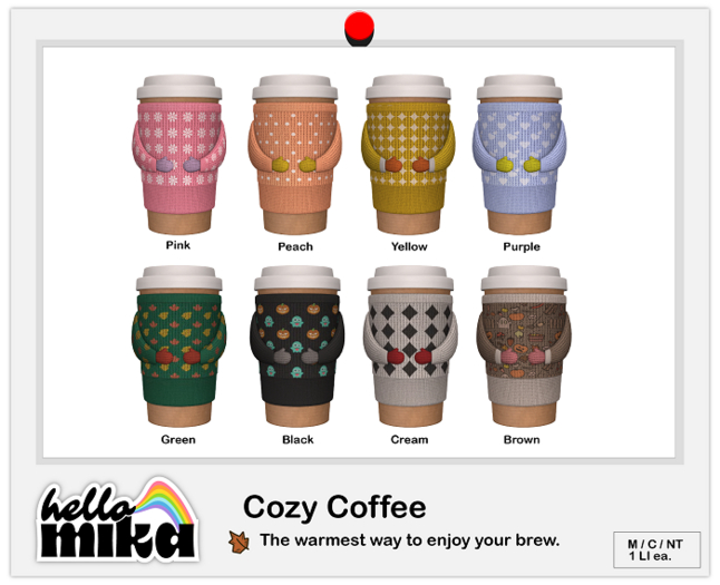 [HELLO MIKA]  Cozy coffee - FATPACK 1 (darks)