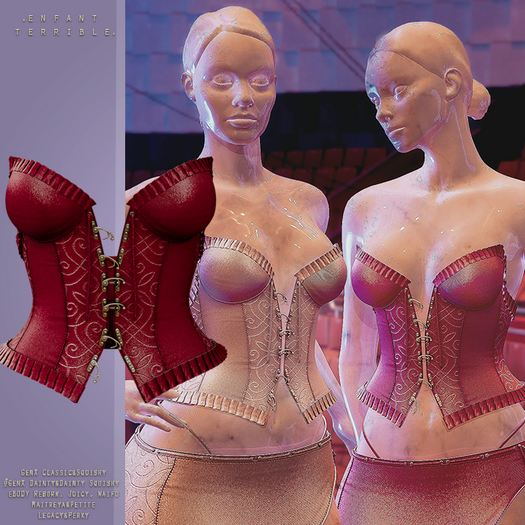 .ET. Sam Corset Red (add me)