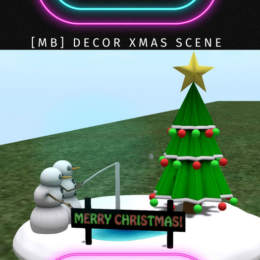 {MB} Decor xmas scene
