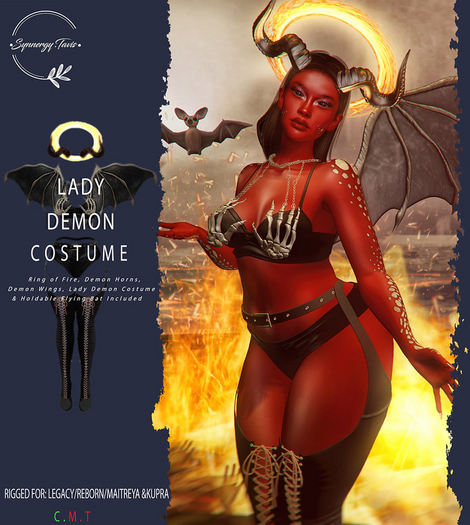 SYNNERGY.TAVIS//Lady Demon Costume 