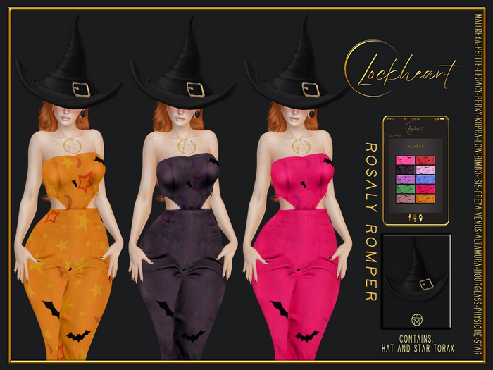 .::Lockheart::.  Rosaly Hallowen Romper (ADD)
