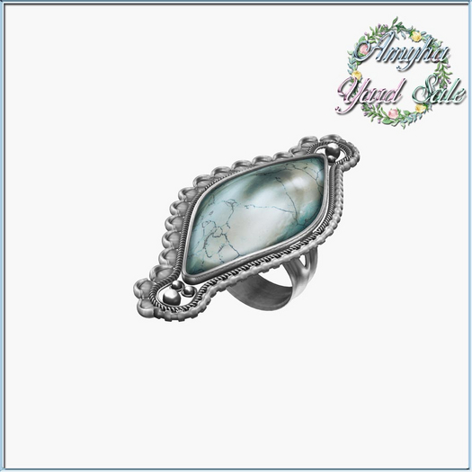 =Zenith=Violet Eye Ring ( Sliver )