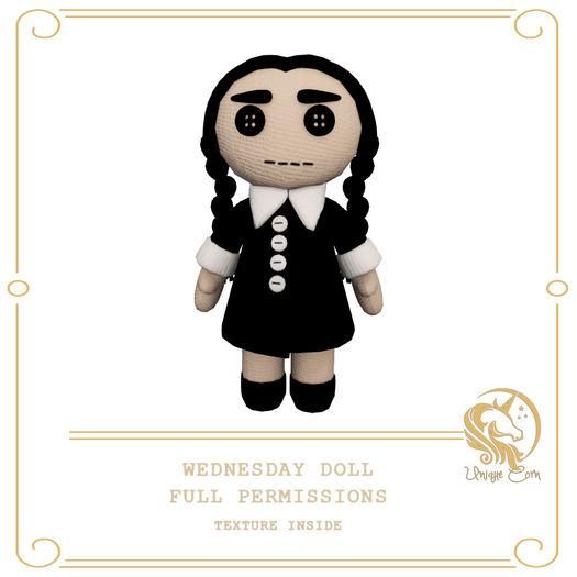 Full Perm Wednesday Doll