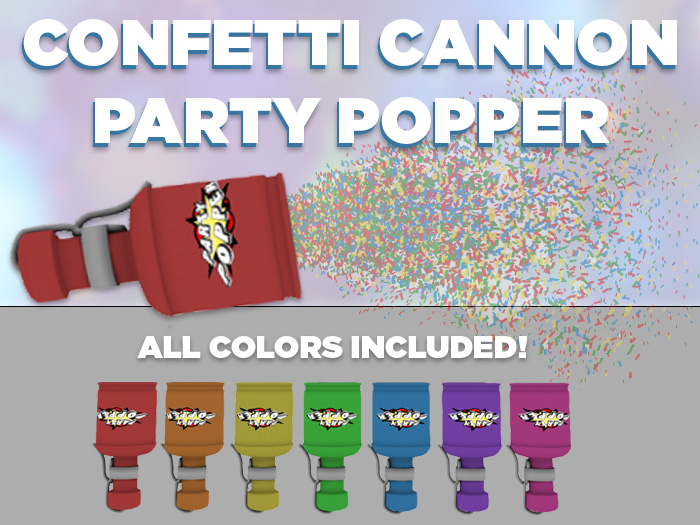 Party Popper / Confetti Cannon - 2023 BEST IN SECOND LIFE