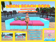 *STARFISH* Neon Beach Sofa