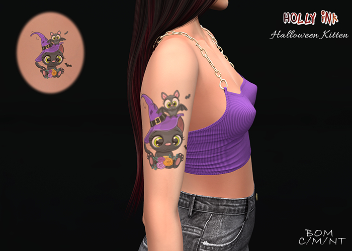 Holly Ink - Halloween Kitten