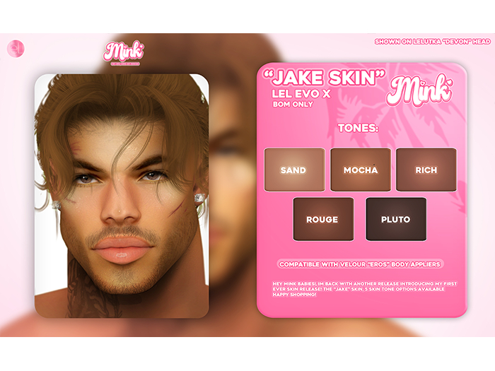 Mink: " Jake Skin " - Lel Evo x Fatpack 