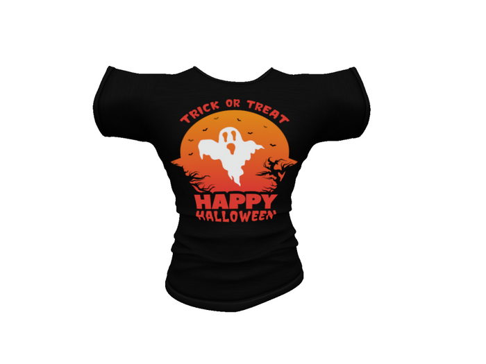 REVOLUTION - Men's Tee (Happy Halloween Ghost)