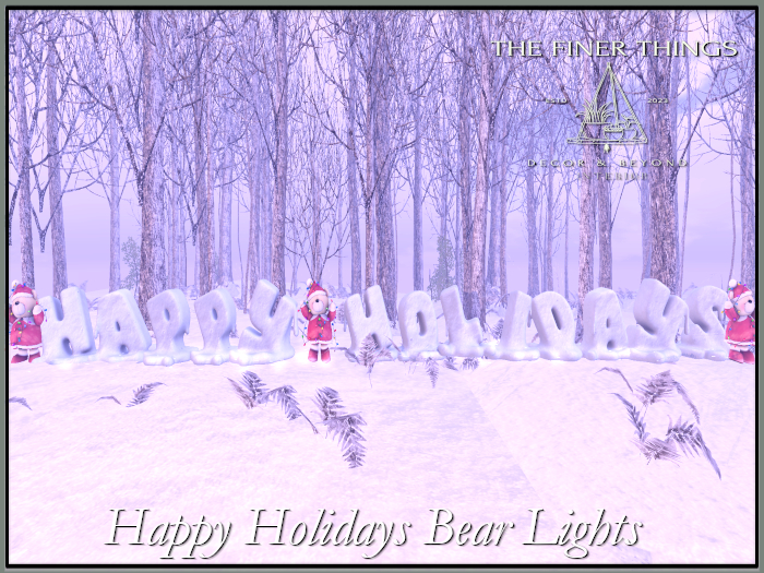 Bear Lights  Snow Letters Fatpack 