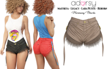 adorsy - Harmony Shorts Brown - Maitreya/Legacy/Lara Petite/Reborn