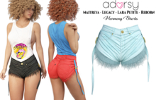 adorsy - Harmony Shorts Light Blue - Maitreya/Legacy/Lara Petite/Reborn