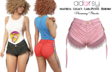 adorsy - Harmony Shorts Pink - Maitreya/Legacy/Lara Petite/Reborn