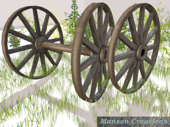One Prim Wagon Wheelset + Single Wheel