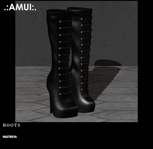 .:AMUI:. "Aradia" Halloween Boots - MAITREYA