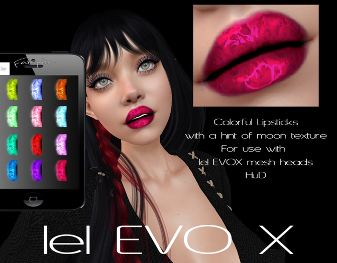 Colorful Lipsticks lel EVOX HuD
