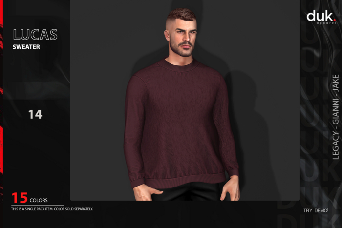 [DUK] - Lucas Sweater  "14"