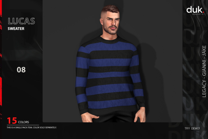 [DUK] - Lucas Sweater  "08"