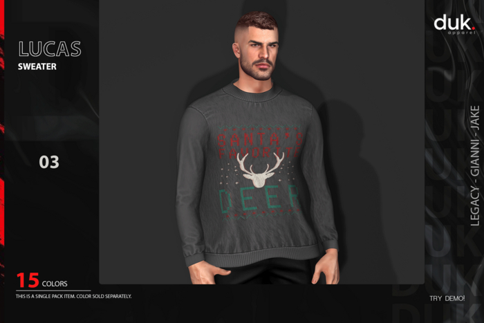 [DUK] - Lucas Sweater  "03"
