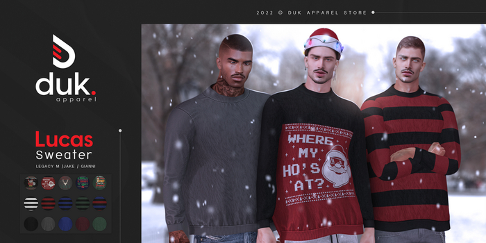 [DUK] - Lucas Sweater  "FATPACK"